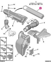 PEUGEOT プジョー 207 A75FW用 エアフィルター_画像2