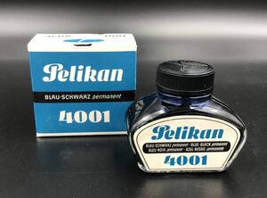 ≪Pelikan /ペリカン≫ 万年筆 インク ボトルブルーブラック BLUE-BLACK permanent 4001 / 76 MADE IN GERMANY 65ccm・2 1/3fl.oz