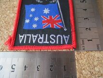 80s オーストラリア ワッペン/カンガルー国旗エミュー ビンテージ旅行G.HUGHESパッチVINTAGEアップリケPATCHES AUSTRALIA_画像8
