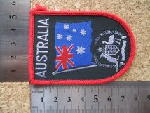 80s オーストラリア ワッペン/カンガルー国旗エミュー ビンテージ旅行G.HUGHESパッチVINTAGEアップリケPATCHES AUSTRALIA_画像7