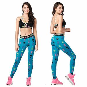 Zumba Original Flow Ankle Leggings ズンバ　レギンス　タイツ　ブルー　青