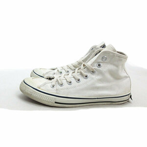 k#[25cm] Converse /CONVERSE ATHLETIC canvas is ikatto sneakers / white /MENS#31 [ used ]