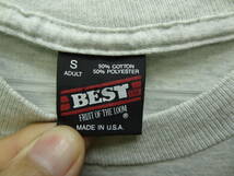 全国送料無料 アメリカ USA古着 80-90年代 スモーキーベアーSMOKEY BEAR＆スパーキー MADE IN USA メンズ 半袖 キャラクターTシャツ S_画像2