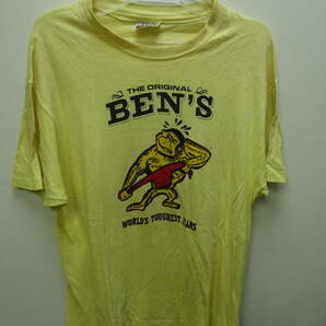 全国送料無料 アメリカ USA古着 80年代 ヘインズ Hanes 古タグ MADE IN USA メンズ 半袖 ベンデービス BEN DAVIS Tシャツ Lサイズ