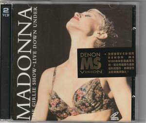 美盤　MADONNA　マドンナ　The Girlie Show Live Down Under　オフィシャル ビデオCD（Video CD）
