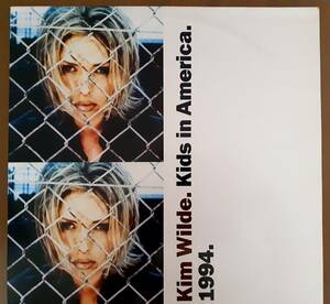 Kim Wilde　キム・ワイルド　Kids In America 1994 　EU盤 12”シングルレコード　：　Cappella　カペラ　Plus Staples　