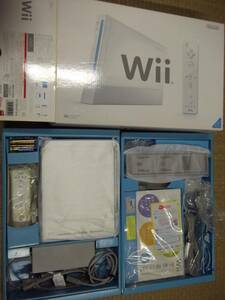 [ postage : Sagawa 80 size ]Wii white ( white ) [Wii remote control plus including in a package ]RVL-001 body complete set 