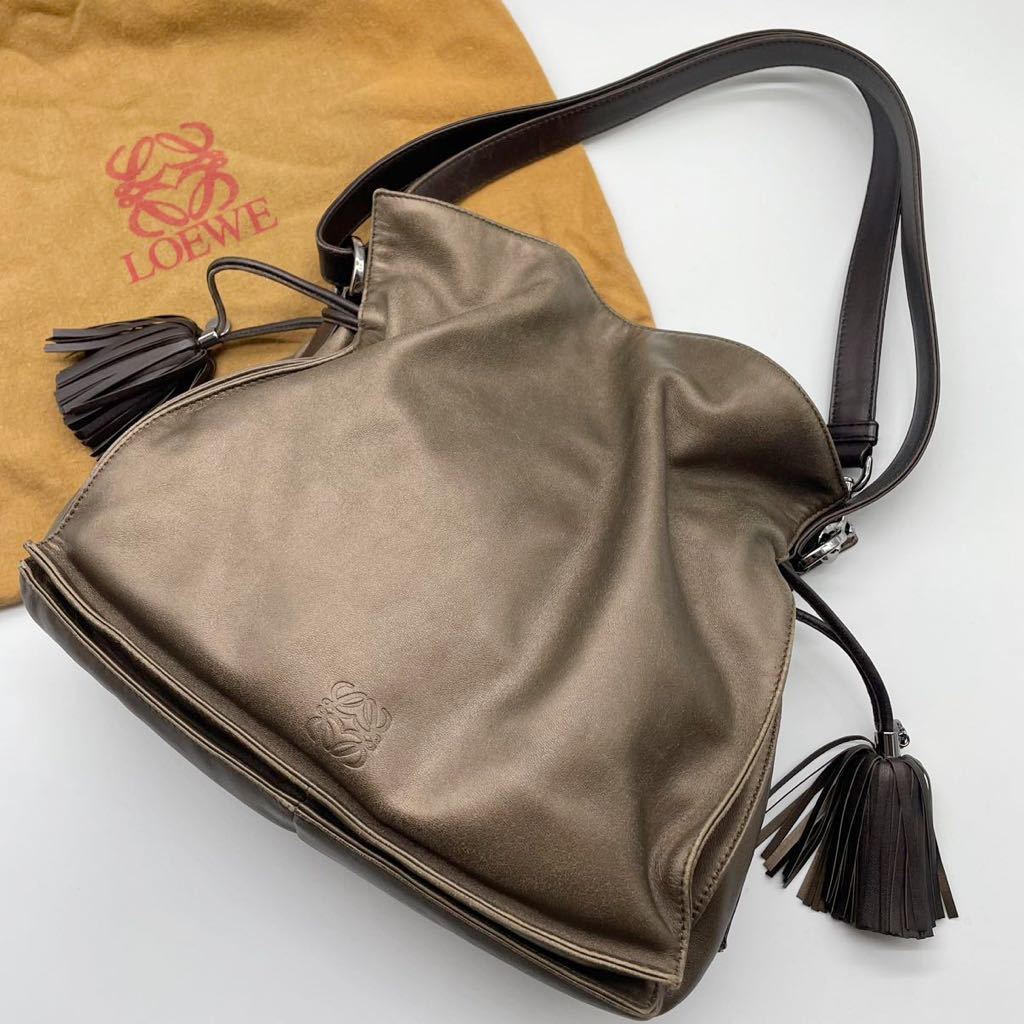 【お買得!】バッグヤフオク! -「loewe(ロエベ) フリンジ ショルダーバッグ」の落札相場