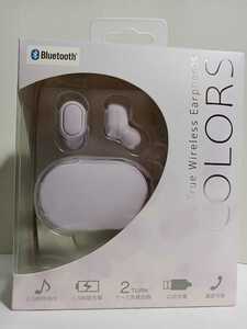 Bluetooth COLORS ワイヤレスイヤホン　(バイオレット色)