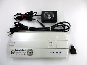 即決　送料無料　美品　ELMO エルモ / モバイル 書画カメラ 実物投影機 MO-1　MO1　HDMI変換アダプター付　取説PDFサイト有