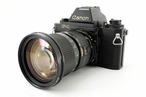 1円〜 現状品 Canon キヤノン New F-1 AE ファインダー + ZOOM LENS New FD 35-105mm F3.5 MF フィルム一眼レフカメラ ※訳あり #031727