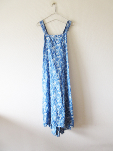 dosa / ドーサ liberty cotton camisole dress 1 BLUE * ドレス ワンピース キャミワンピース ギャザー