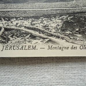 【絵葉書1枚】 Montagne des Oliviers. Garden of Olives. -JERUSALEM /LEVY FILS & CIE. PARIS /LL. 戦前エルサレム 建築 ハガキ 23-7の画像2