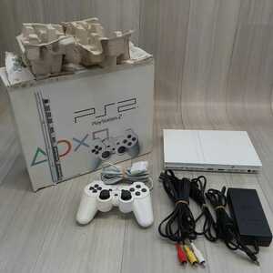 SONY PlayStation2 本体一式 SCPH-75000 CW セラミックホワイト 動作確認済み