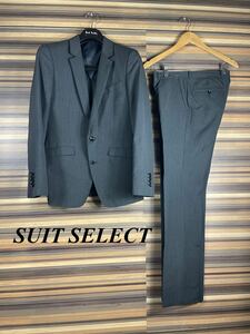 スーツセレクト セットアップ スーツ ビジネス Y5 M 2B グレー