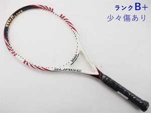 中古 テニスラケット ウィルソン サージ 100 レッド 2013年モデル (L2)WILSON SURGE 100 RED 2013