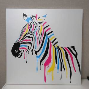 Shinma gibra Zebra Art Animal Animal Panel панель модная холст картинка 60x60 зарубежные абстракции Магазин салона