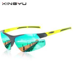 軽量ミラーサングラス☆UV400 ブルーグリーン スポーツ アウトドアマラソン釣り 新品