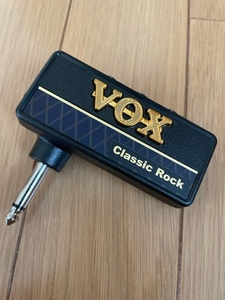深夜の自宅練習に最適 VOX amPlug Classic Rock ケーブル不要 ギターに直接プラグイン ヘッドフォン ギターアンプ ハイゲイン 電池駆動