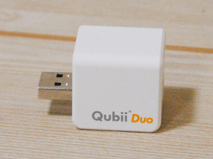 Qubii Duo キュービーデュオ●USBメモリ バックアップ機能付 ファイル 動画 保存 充電器 Maktar 自動 microSD付 容量64GB/1円スタート/XB