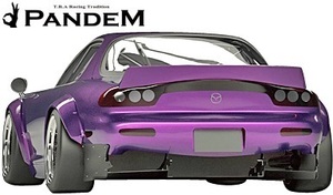 【M's】マツダ RX-7 FD3S (1991y-2002y) PANDEM BOSS リア ディフューザー／／FRP製 MAZDA アンフィニ RX7 リヤ TRA京都 パンデム エアロ