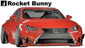 【M's】レクサス RC250 RC350 RC-F SPORT (2014y-) Rocket Bunny フロントリップスポイラー／／LEXUS RC TRA京都 ロケットバニー ロケバニ