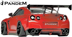 【M's】NISSAN R35 GT-R PANDEM GTウイング／／FRP TRA京都 パンデム エアロ 大型ウイング スカイライン GTR ウイング レース