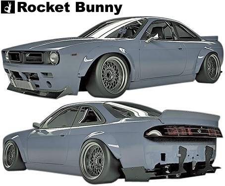 【M&#39;s】ニッサン S14 シルビア (1993y-1998y) Rocket Bunny BOSS Ver.2 ワイドボディキット 13点 ／／FRP TRA京都 ロケットバニー ロケバニ