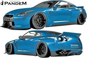 【M's】日産 R35 GT-R PANDEM ワイドボディキット 9P (ダックテールウイング仕様)／／FRP製 TRA京都 パンデム エアロセット フルキット