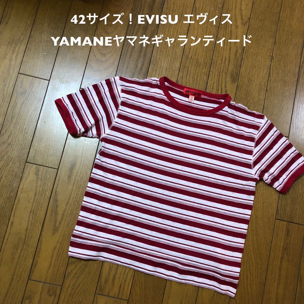 最安 本物エビスEVISUエヴィスコットンプリント半袖Tシャツビジネス