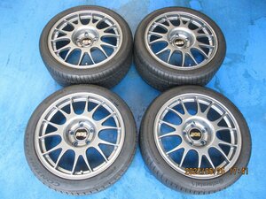 中古４本☆BBS（色替え・色替え後未走行）　１８インチ　BMW３シリーズ（F３０・F３１など）コンチネンタル　DWS０６+