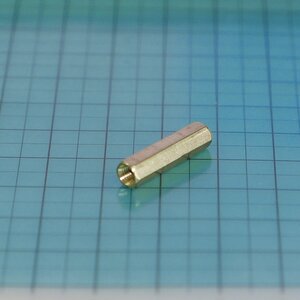 真鍮 六角スペーサー 長さ20mm M3全ネジ (ISOミリネジ プリント基板スタンドオフ 長ナット)