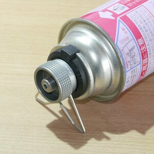 CB缶→OD缶 変換アダプター スタンド付き ガス漏れ防止弁付き (汎用カセットコンロ用ガスボンベ CAMPING MOON)