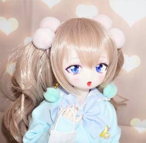 DDH-01 セミホワイト カスタムヘッド +碁石アイ おまけアクセサリー3種 *きのこ幼稚園*