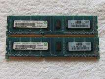 PC用メモリ RAMAXEL 2GB 2Rx8 PC3-10600U-999 RMR1870ED48E8F-1333 2GBX2 計：4GB 中古 40_画像1