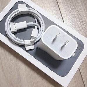 Apple純正20W急速充電アダプタ&ライトニングケーブル