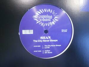 SHAN / THE CITY NEVER SLEEPS /VICTOR SHAN/RUNNING BACK/GERD JANSON/DEEP HOUSE/ACID/ロウハウス/NU GROOVE