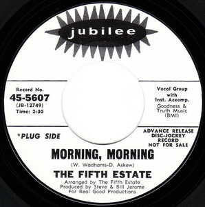 Fifth Estate Morning, Morning / Tomorrow Is My Turn ソフトロック 試聴