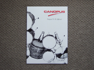 【カタログのみ】CANOPUS 2017.04 検 カノウプス ドラム