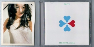 ∇ 中山美穂 CD／オリーブ OLIVE／五島良子参加／※ピンナップ　シールつき