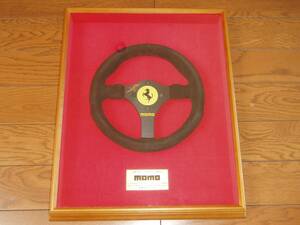  Jean,areji autographed Ferrari, steering wheel MOMO company manufactured 