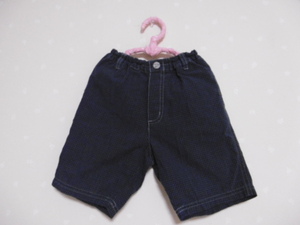 Ω Bebe Ω*95.* pretty summer shorts # navy blue color check #