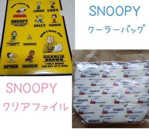 非売品 SNOOPY クーラーバッグ クリアファイル