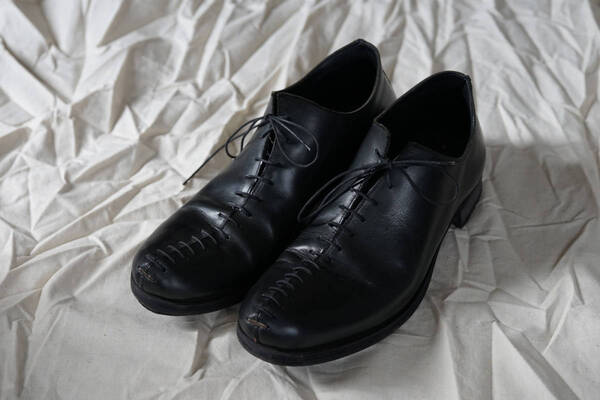 名作 MA+ エムエークロス LACE STITCHED SHOES レザーブーツ size42 maurizio amadei / m_moriabc