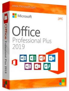 2PC認証Microsoft Office Professional Plus 2019 マイクロソフト公式ダウンロード版 /永年認証保証 32bit/64bit