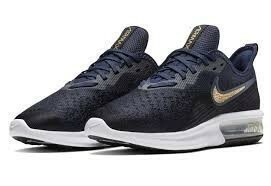 NIKE 女性 ナイキ WMNS AIR MAX SEQUENT 4 エア マックス シークエント 4 紺27cm AO4486-003 19-1105-1-11