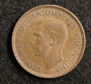 イギリス ファージング銅貨（1946）ジョージ6世 [158]コイン