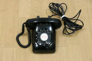 黒電話　600-A2　日本電信電話　昭和レトロ　インテリア　アンティーク　ジャンク品