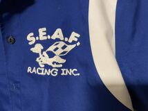 世田谷ベース 正式装備品 S.E.A.F. レーシング ピットクルーシャツ サイズL アメカジ ホットロッド ヴィンテージ バイカー 旧車 所さん_画像4