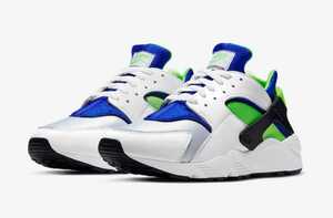 25.5㎝ ナイキ エア ハラチ OG 白/黄緑/青 DD1068-100 NIKE AIR HUARACHE